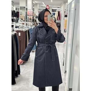 Kot Trenç 1351 - Lacivert - 42 - AZRA07327-Lacivert-42