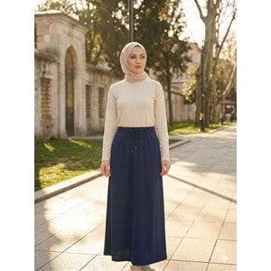 MGZN Tensel Etek 3322 - Koyu Mavi - M-L - AZRA07702-60184