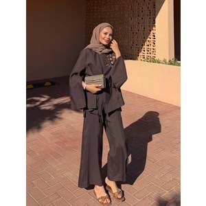 Boncuklu Takım 5706 - Acı Kahve - S-M