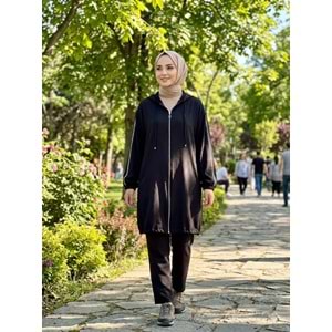 Kolları Zımbalı Kap 140242 - Siyah - 36