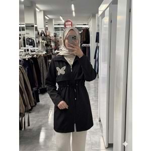 Yanı Taşlı Kap 140255 - Siyah - 36 - AZRA08039-62972