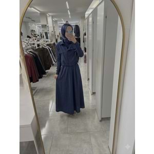 Yelekli Elbiseli Takım 36138 - Lacivert - L