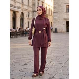 Gold Çiçek Takım 26064 - Bordo İR16 - S
