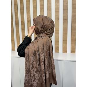 Marka Muadili Şal 1104 - Kahve Rengi - TEK BEDEN