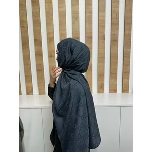 G Desen Şal 1105 - Antrasit - TEK BEDEN