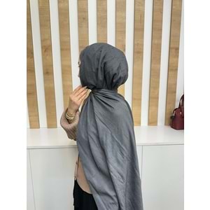 Bambu Şal 1636 - Füme - TEK BEDEN - AZRA08232-64298