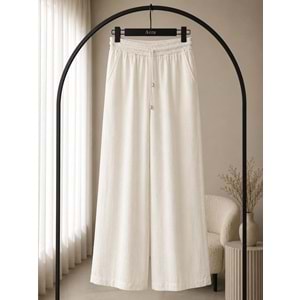 Modal Tensel Pantolon 1278 - Beyaz - M