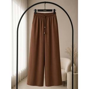 Modal Tensel Pantolon 1278 - Kahve Rengi - L