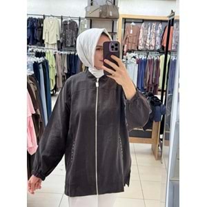 Apolet Detaylı Modal Kap 3238 - Acı Kahve - M-L