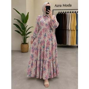 Elbise Kampanyalı 2209 - Pembe - S-M