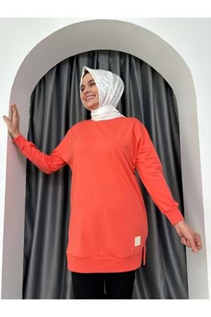 Armalı Düz Sweat Soul Puane 30644 - Nar - S-M - AZRA04906-Nar -S-M