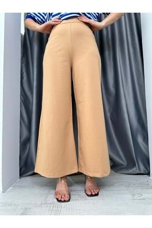 Soul Puane Eşofman Altı Bol Paça 30007 - Camel - S - AZRA04915-Camel-S