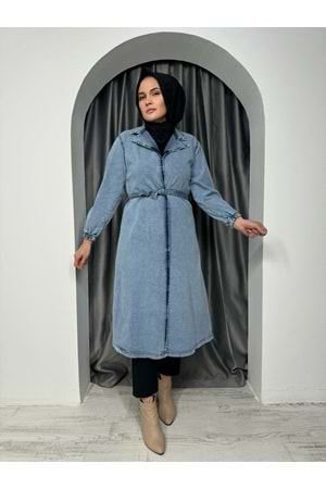 Uzun Kot Trenç 2439 - Açık Mavi - 38