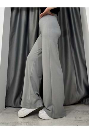Oysho Çımalı Salaş Pantolon 25272 - Gri - S - AZRA05088-Gri-S