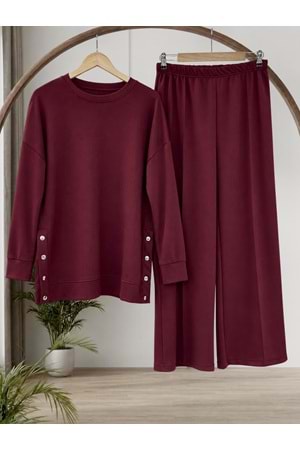 Çıtlı Takım 2006 - Bordo - S-M - AZRA09215-71904