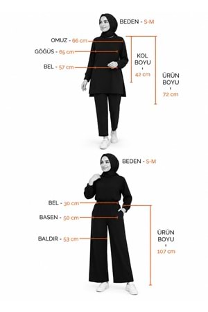 Yanı Fermuarlı Takım 2007 - Lacivert - S-M - AZRA09216-71921