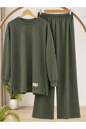 Kampanyalı Çapraz Çımalı Takım 2009 - Haki - L-XL - AZRA09225-72055