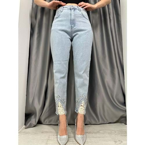 Denim Pantolon 2748 - Mavi - 38 - AZRA03519-Mavi-38