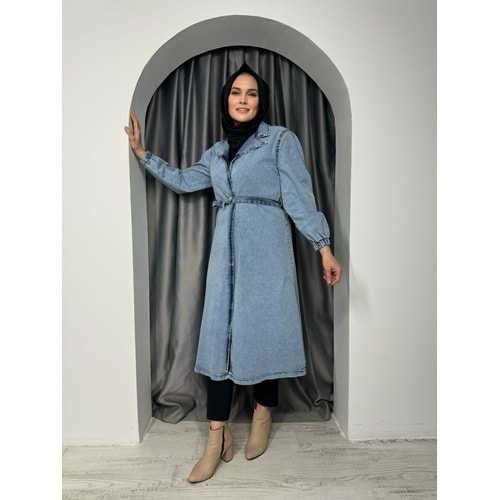 Uzun Kot Trenç 2439 - Açık Mavi - 38
