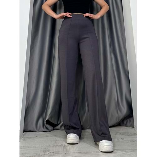 Oysho Çımalı Salaş Pantolon 25272 - Füme - S - AZRA05088-Füme-S