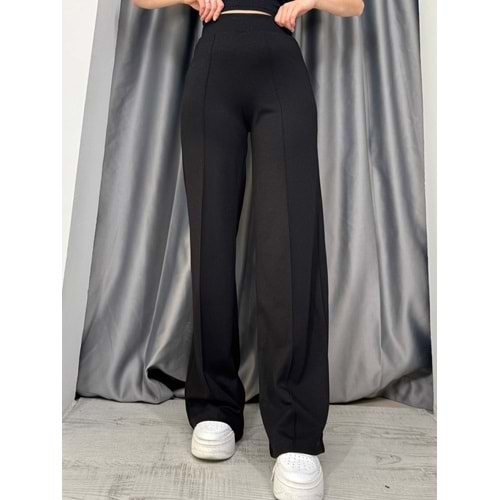 Oysho Çımalı Salaş Pantolon 25272 - Siyah - M - AZRA05088-Siyah-M