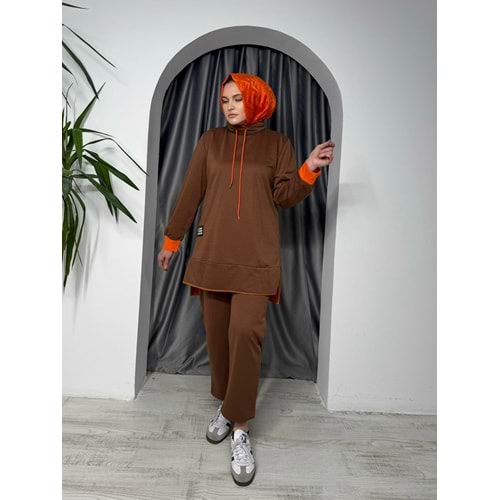 Parçalı İki İp Takım 2293 TK - azra fashion - Acı Kahve - 38-40