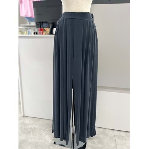 Pileli Modal Pantolon 4369 - Siyah - XL - AZRA05580-46274