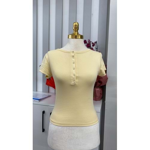Önü Çıtçıtlı Bady 10119 - Sarı - S - AZRA05666-46632