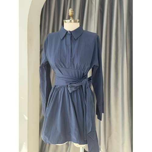Bağlamalı Gömlek 903 - Lacivert - L-XL - AZRA05690-46864