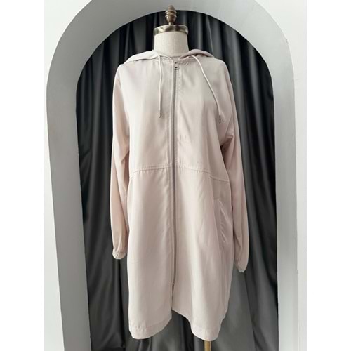 Arkası Güpürlü Taşlı Kap 3225 - Bej - L-XL - AZRA05749-47389