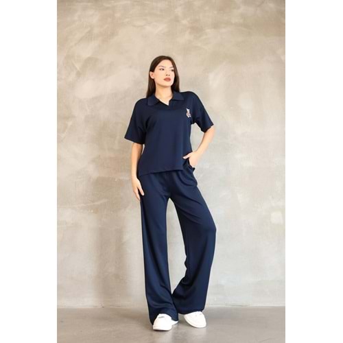 Polo Yaka Oyso Kumaş Takım 251086 - Lacivert - L