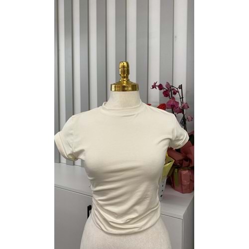 Yanı Büzgülü Bady 3939 - Krem - L