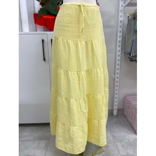 Kat Kat Etek Müslin Kumaş 3308 - Sarı - M