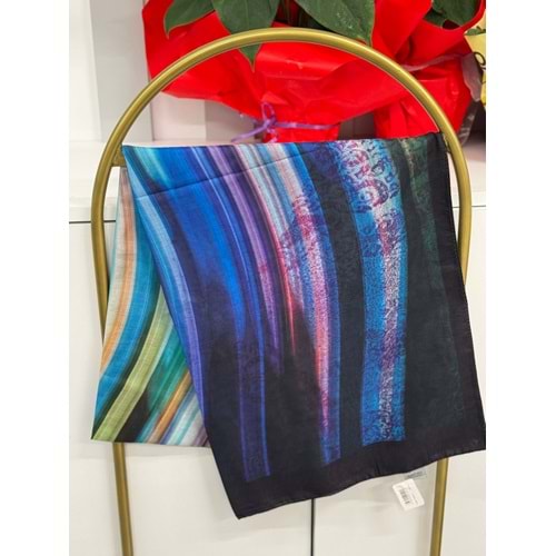 Çizgili Batik Soft Şal 4125 - Mürdüm - TEK BEDEN