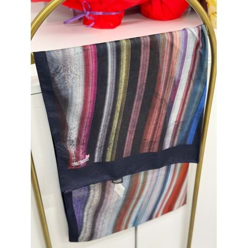 Çizgili Batik Soft Şal 4125 - Pembe - TEK BEDEN