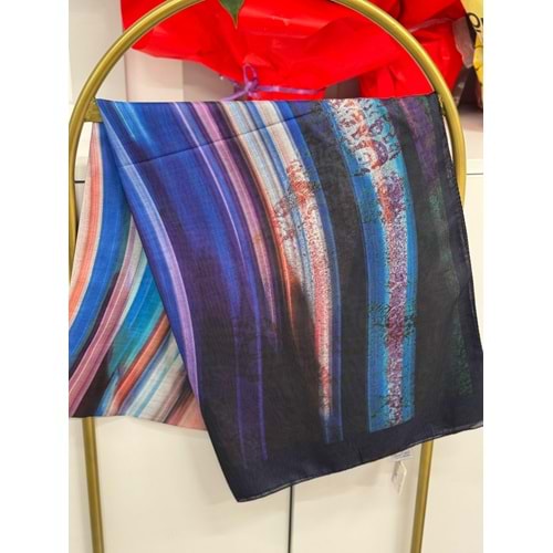Çizgili Batik Soft Şal 4125 - Yavru Ağzı - TEK BEDEN