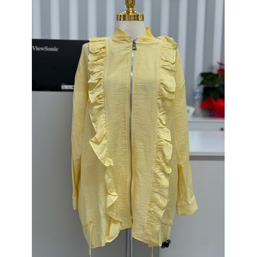 Fırfırlı Kap 3261 - Sarı - L-XL