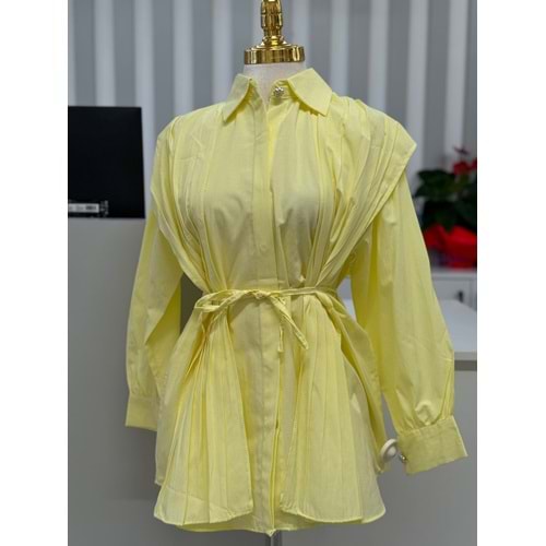 Üst Pilise Gömlek 945 - Sarı - L-XL