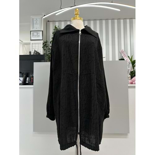 Arkası Nakışlı Kap 3262 - Siyah - L-XL