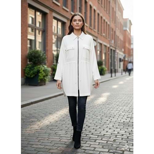 Torba Cepli Kısa Kap 16606 - Ekru - TEK BEDEN