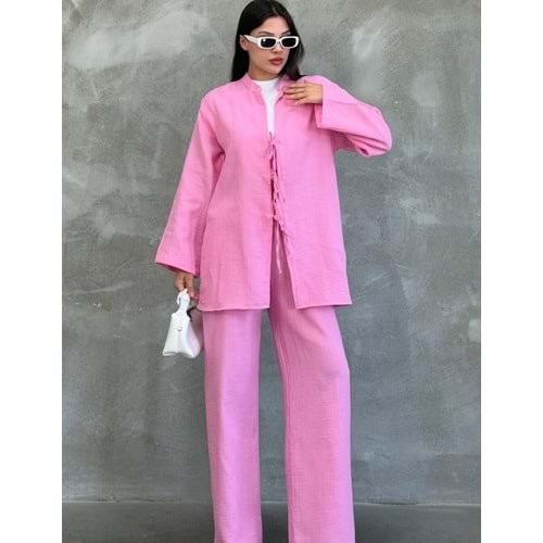 Müslin Takım 251115 - Pembe - S - AZRA06344-52561