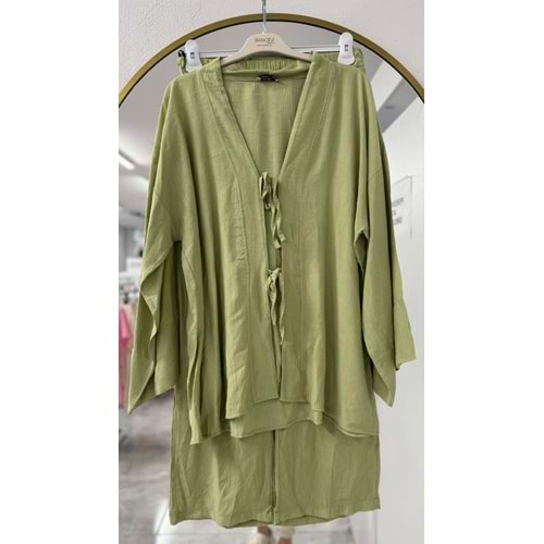 Önü Bağlamalı Çilek Takım 571 - Haki - L-XL