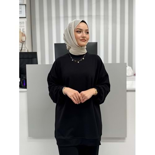 Düz Salaş Oysho Tunik 817 - Siyah - L-XL