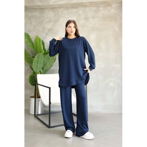 Oysho Kumaş Takım 26118 - Lacivert - L