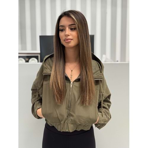 Kısa Yağmukluk 245089 - Haki - L