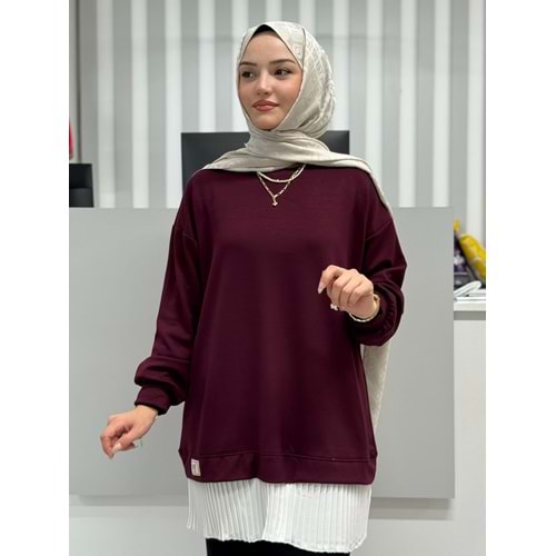 Pilise Garnili Tunik 816 - Mürdüm - L-XL