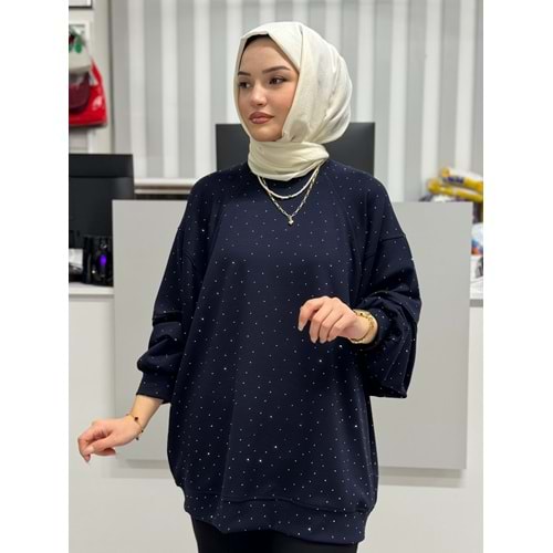 Pullu Oysho Kumaş Sweat 1018 - Lacivert - S-M