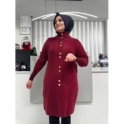 Sakal Hırka 1418 - Bordo - TEK BEDEN