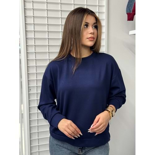 Parçalı Sweat 1595 - Lacivert - L-XL