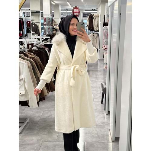 Puane Angora Kaban 15229 - Ekru - L - AZRA07441-Ekru-L